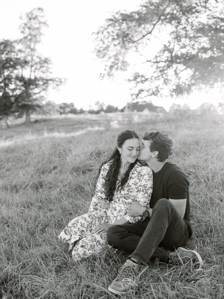 Golden Hour engagement session Charlottesville Wedding Photographer 