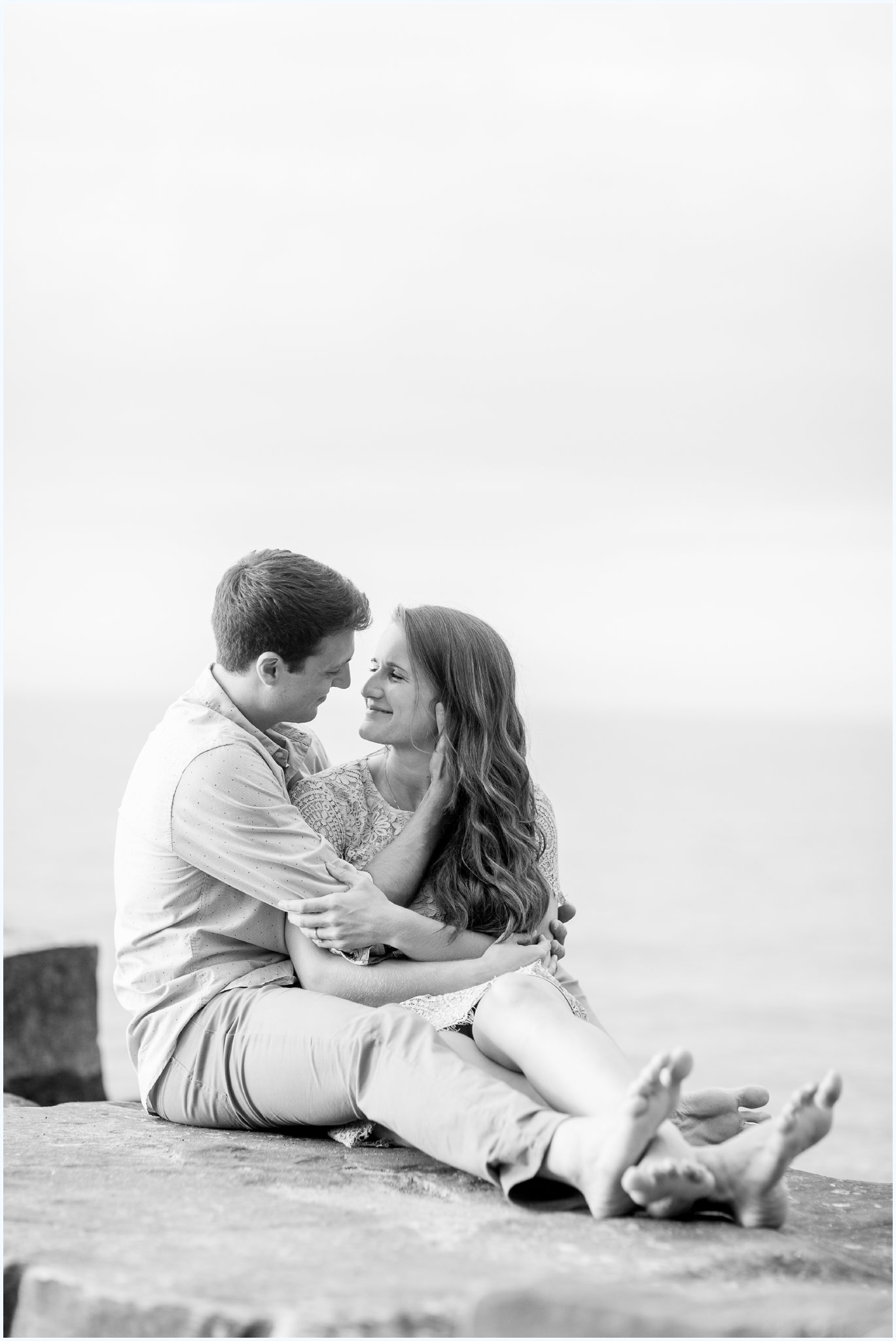 Engagement Photos at Lake Erie