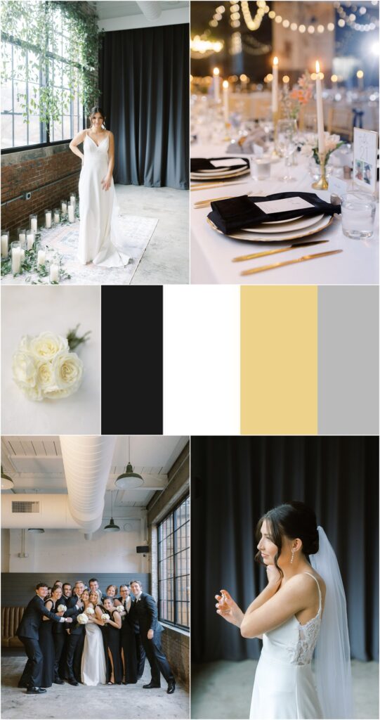 Stunning Color Palettes for Weddings | Wool Factory Wedding In Charlottesville Virginia 