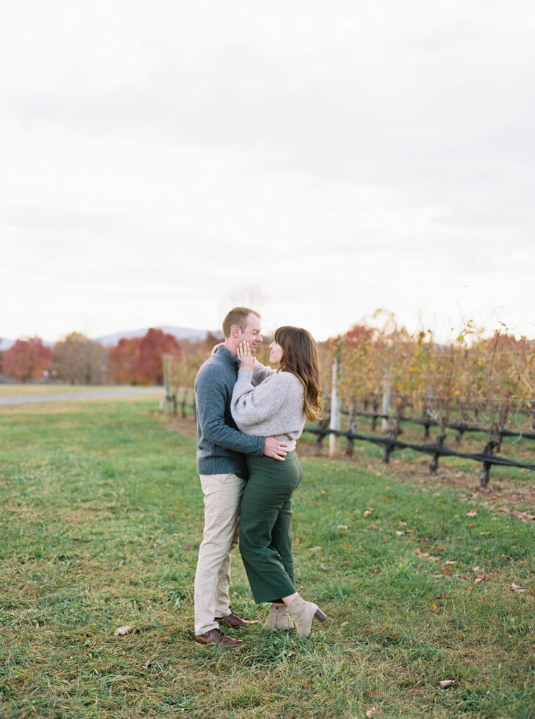 Engagement Session at King Family Vineyards Charlottesville Wedding Photographer