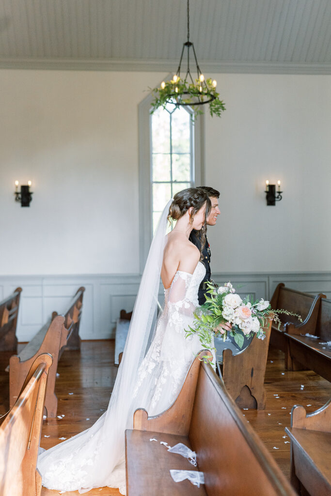 A whimsical wedding at an old virginia chapel Charlottesville Wedding Photographer
