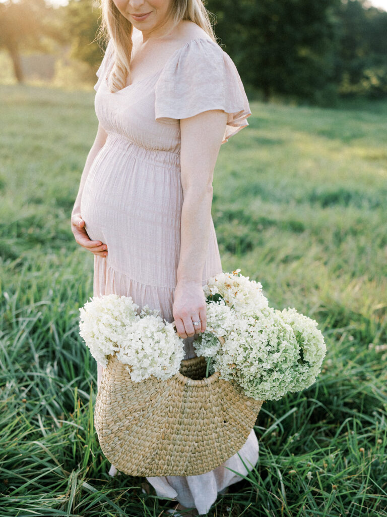 summertime maternity session Charlottesville Film Photographer