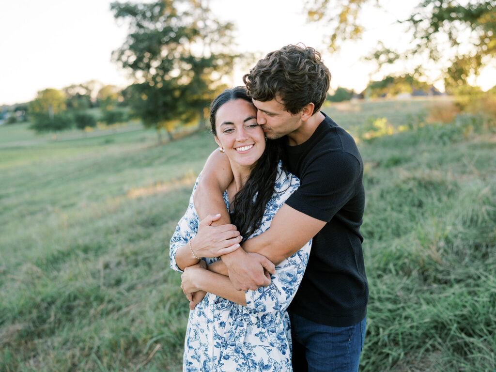 Golden Hour engagement session Charlottesville Wedding Photographer 