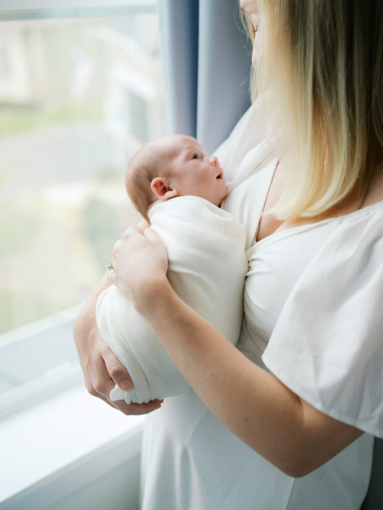 In Home Newborn Session in Charlottesville